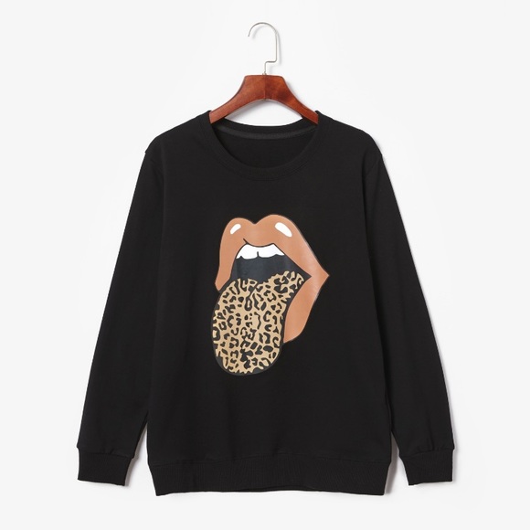 NWT🎉 Mommy & Me Matching Black Cotton Sweatshirts - Picture 2 of 5